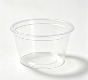 multi size plastic sauce cups with lids | disposable dipping containers wholesale