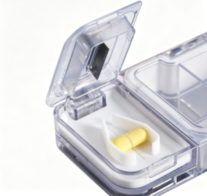 wholesale 3 in 1 pill splitter, crusher & sealed storage box