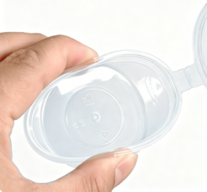 disposable sauce cups with lids | leak proof thick wall food grade portion cups